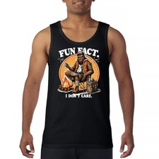 Bigfoot Fun Fact Men's Tank Top Sasquatch Hide and Seek Champ Camping