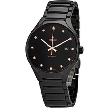 Rado True Automatic Diamond Black Dial Men's Watch R27056732