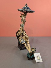 Blue Sky Clayworks Heather Goldminc Giraffe Figurine Tea Light Candle Holder