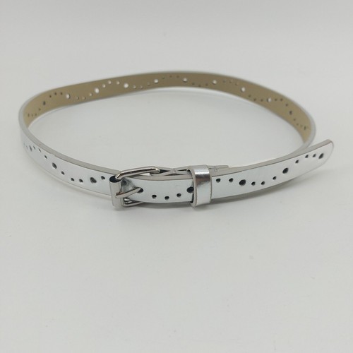 Girls Silver Metallic Toddlers Kids Size Small Unlimited 25.5 - Picture 4 of 9