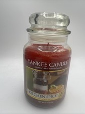 RARE YANKEE CANDLE 22 Oz KITCHEN SPICE Single Wick Jar Food Spice Collection