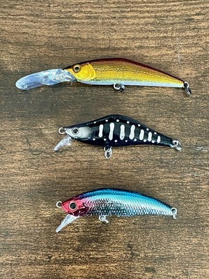 Smith D-DIRECT TIEMCO Lux 50S Shumari 50FS Köder 3er Set Keiryu (Mountain
