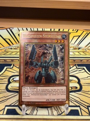 Yugioh Wachposten Steinsoldat Gold Rare MVP1-DEG12