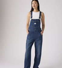 Levi's Vintage Denim Women's Overalls  Propose To Me - Dark Wash NEW 