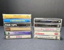 R B Soul Motown Cassette Tape Lot 11 The O'Jays Temptations Four Tops LeVert Joe