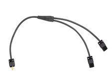 3 ft Power Y Cable 12 AWG - 1 Edison male to 2 Edison Female Connectors