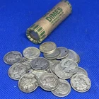 Lot Of 71 Silver Roosevelt /mercury Dimes 90% Silver Coins Mixed Dates