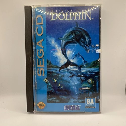 Ecco the Dolphin Complete CIB (Sega CD) Manual, Disc and Case