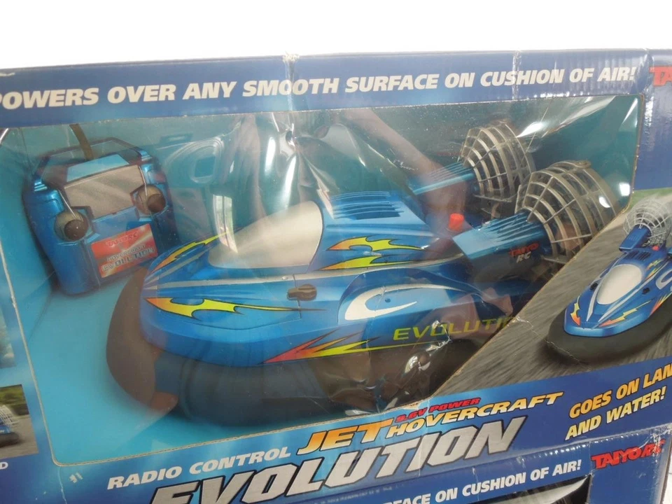 (1) Nuevo aerodeslizador jet control radio control tierra y agua Taiyo caja abierta evolución Foto 3 de 4