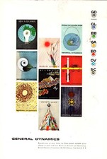 Vintage 1956 General Dynamics Print Ad Promo Ad - Atoms for Peace Posters