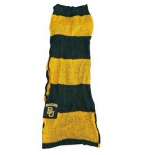 Baylor University Striped infinity Scarf Green Yellow School Spirit Winter
