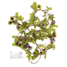 Decorative Artificial Flower Vine Fake Foilage String Light Lighting