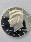 1995-S United States, Proof Silver, Kennedy Half Dollar