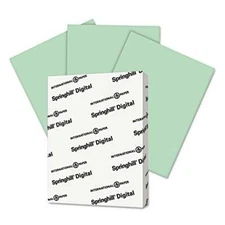 Springhill - 3 Pack - Digital Index Color Card Stock 90 Lb 8 1/2 X 11 Green 250 