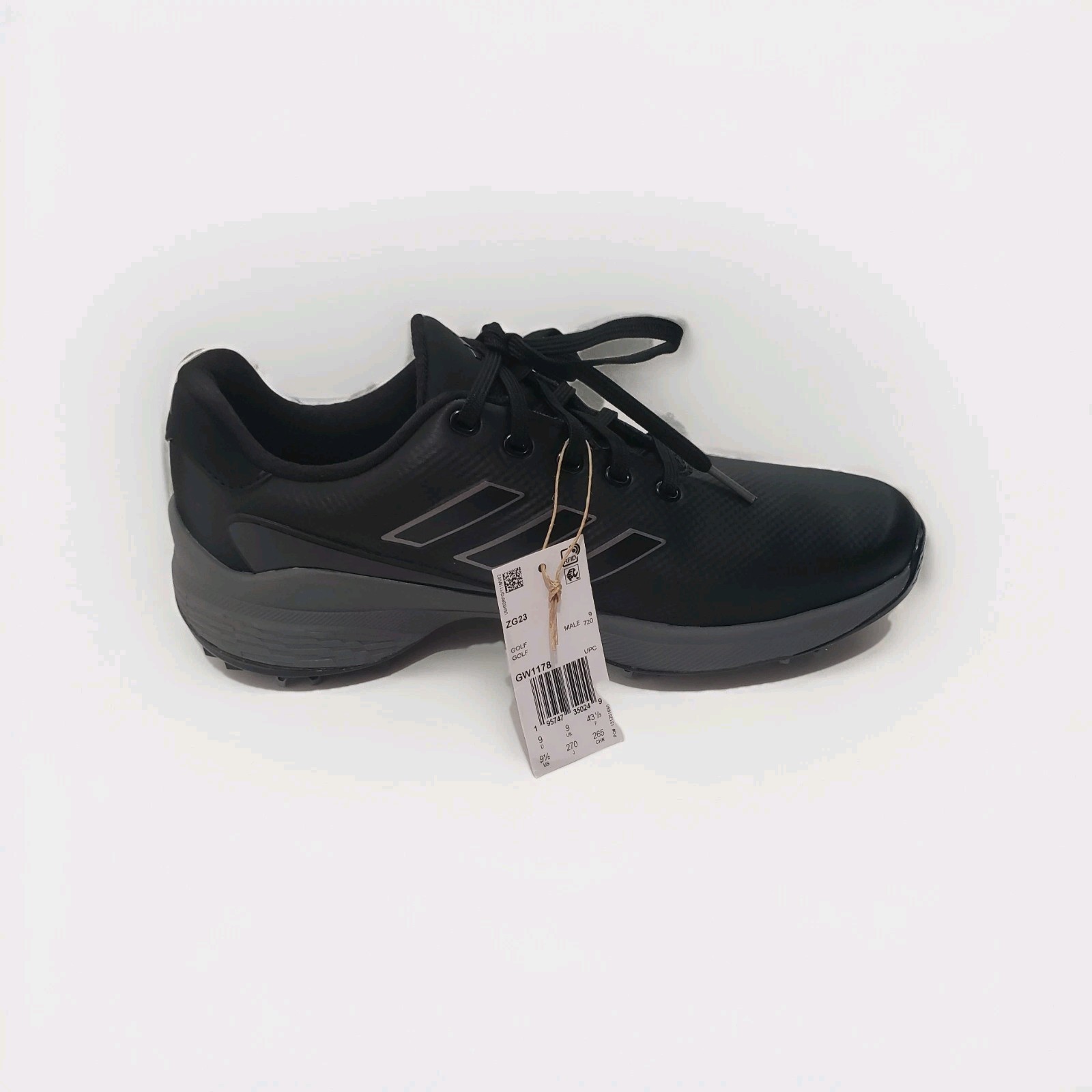 New Adidas ZG23 GW1178 Golf Shoes Men’s 9.5 Lightweight Spiked Grip Comfortable 