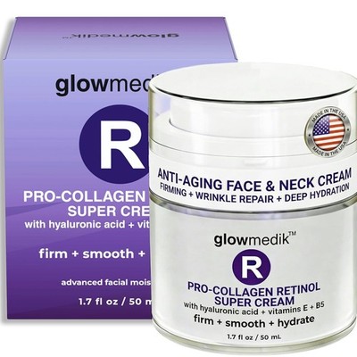 Anti-Aging Face Cream with Retinol & Hyaluronic Acid - Firming Moisturizer for