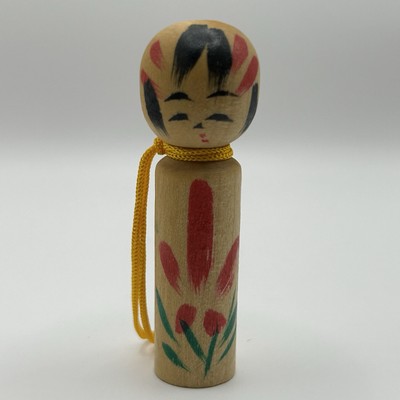 2 1/4 Zoll japanische kreative KOKESHI Puppe Vintage Interieur Holz Hand kreativ