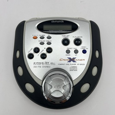 Aiwa CD Player Discman Cross Trainer XP-SR320 Portable AM/FM Radio