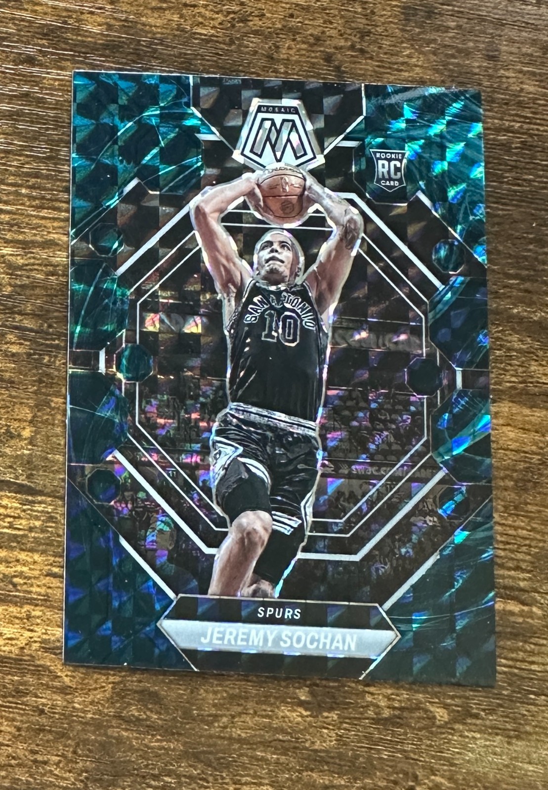 2022-23 Panini Mosaic Mosaic Genesis #226 Jeremy Sochan RC #X16274