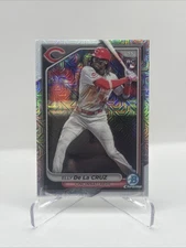 2024 Bowman Chrome #42 Elly De La Cruz Mojo Refractors Cincinnati Reds