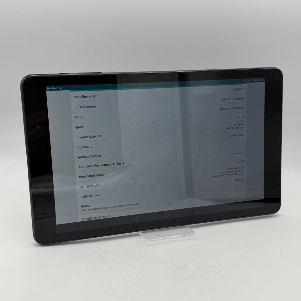 Huawei MediaPad T2 Pro | FDR-A01L | 16GB | 2GB RAM | Android 5.1.1 | Zustand gut, Foto 4 von 4