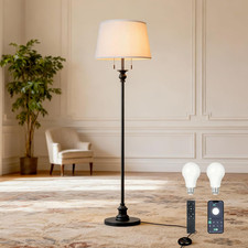Standing Lamp, Living Room Lamp with Remote, Dimmable Floor Lamp with APP Contro