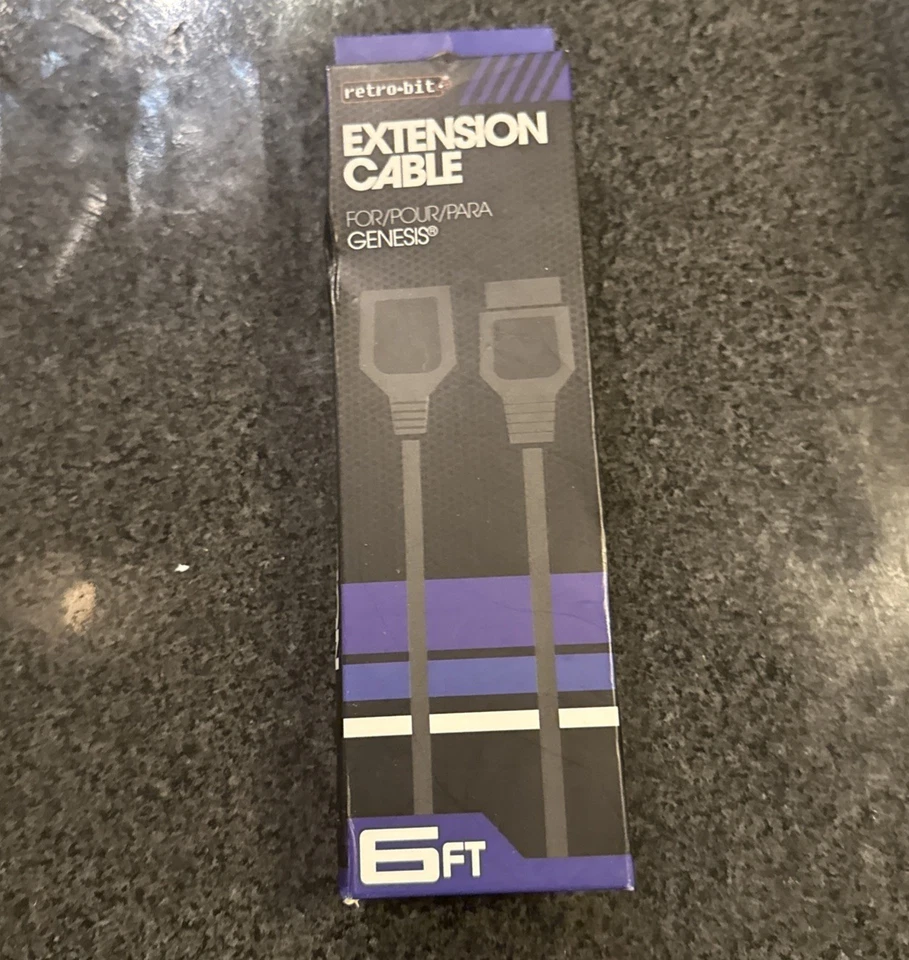 Controller Extension Cable (for Sega Genesis) (Retro-bit, 2012) (unopened) - Image 3 of 4