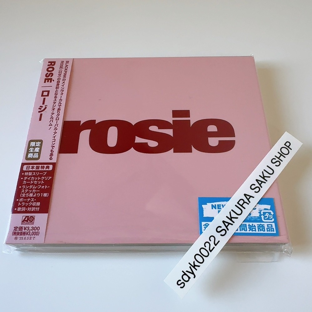 ロゼrosie BLACKPINK ROSE ROSIE rosie CD Japan Limited Edition WPCR