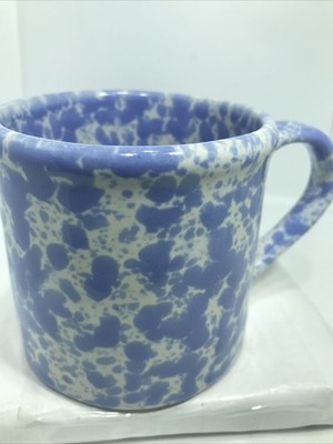 BLUE SPLASH ART MUG.  SPLASH ART COFFEE MUG. SPLASH ART DECO MUG. B429
