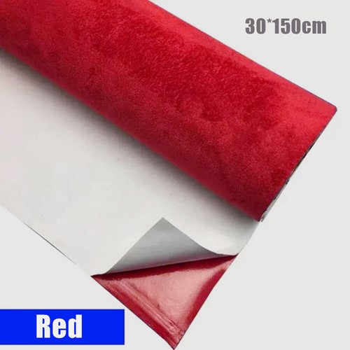 Car Interior Door Panel Self Adhesive Suede Fabric Sticky Sticker Wrap DIY , - Bild 11 von 14