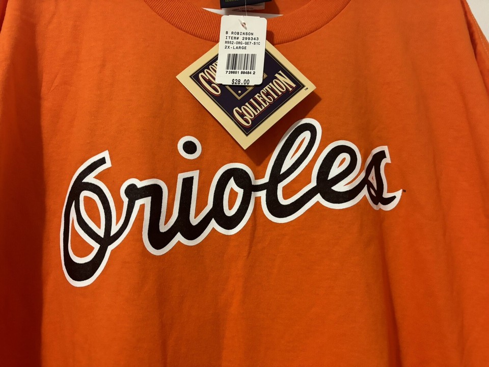 NWT Brooks Robinson Baltimore Orioles Cooperstown Collection TShirt 2XL