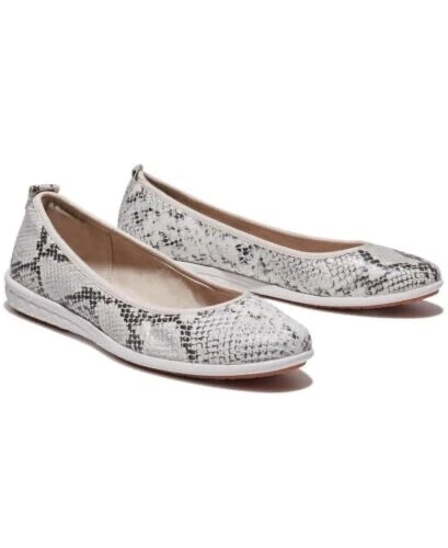 NEWTimberland ballerina ultra piatta donna Bradstreet stampa serpente taglia 6 5