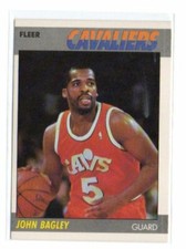 1987/88 Fleer #5 John Bagley CLEVELAND Cavaliers