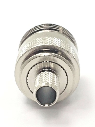 2 Stück RF Stecker N Buchse Crimp Teflon Isolierung vernickelt Gehäuse LMR 240 - Bild 3 von 6