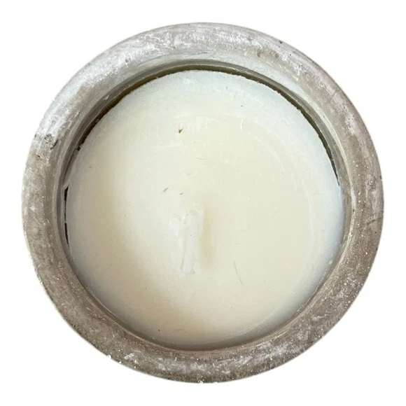 Vela perfumada PADDYWAX de eucalipto y santal de soja con base de concreto de 3,5 oz nueva con etiquetas Foto 4 de 4