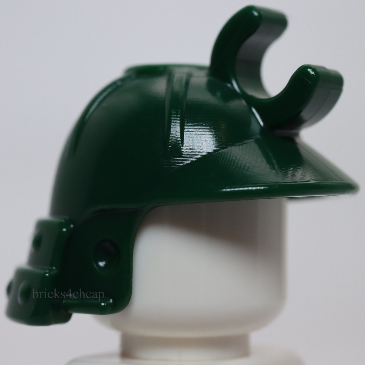 イミュライズ set Lego Ninja Dark Green Samurai Helmet with Clip Long Visor | eBay