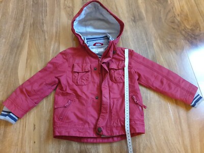 debenhams jacket years old red boy girl UK