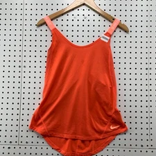 Nike Dri FIt Just Do It Active Tank Top Womens Medium Orange Pink 13X20