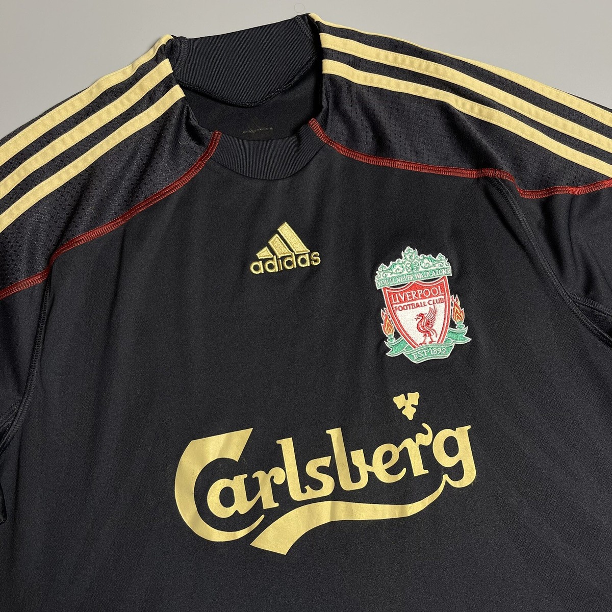 LIVERPOOL ADIDAS 2009/2010 FOOTBALL SOCCER AWAY JERSEY #9 LIVERPOOL ADIDAS 2009/2010 FOOTBALL SOCCER AWAY JERSEY #9