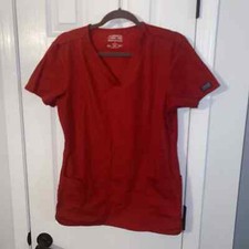 Cherokee Workwear Stretch Authentic Scrubs Top Shirt Women's M WW645