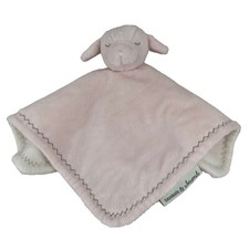 Blankets  Beyond Pink Lamb Sheep Lovey 13" Baby Security Blanket Zigzag Edging