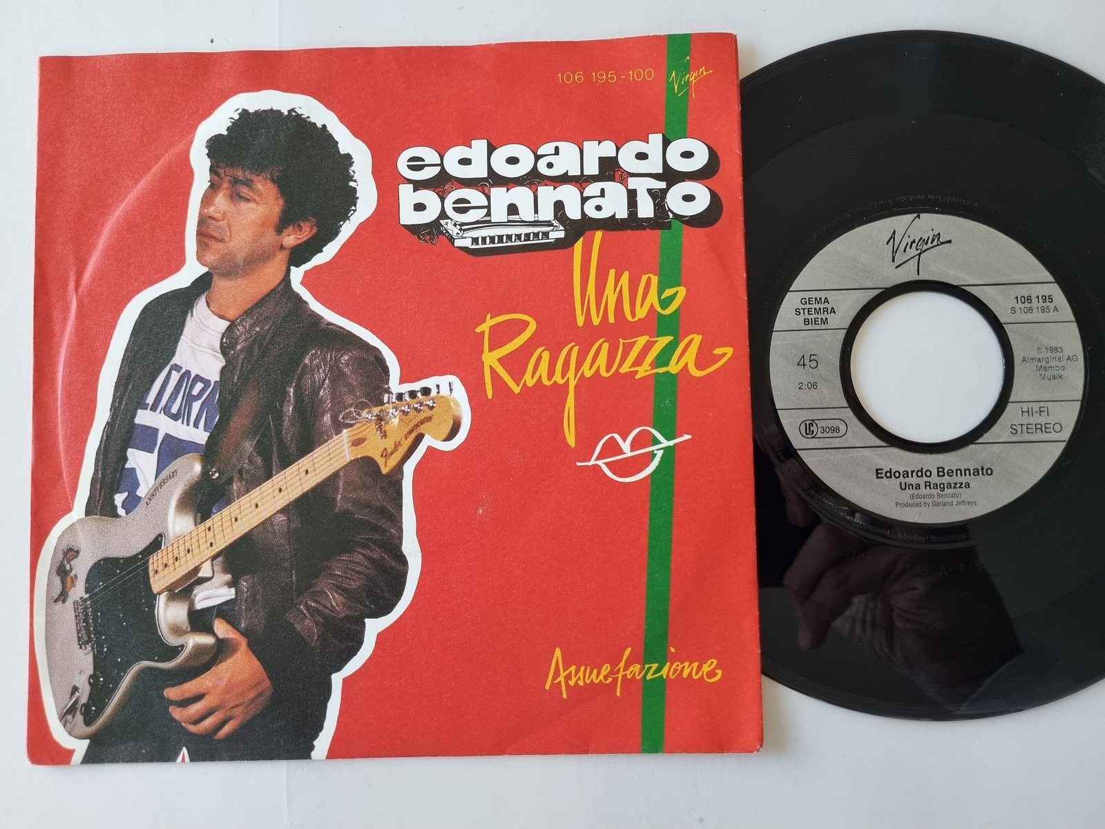 Edoardo Bennato - Una ragazza 7'' Vinyl Germany