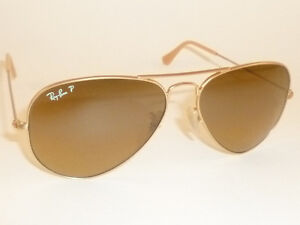 ray ban aviator gold polarized