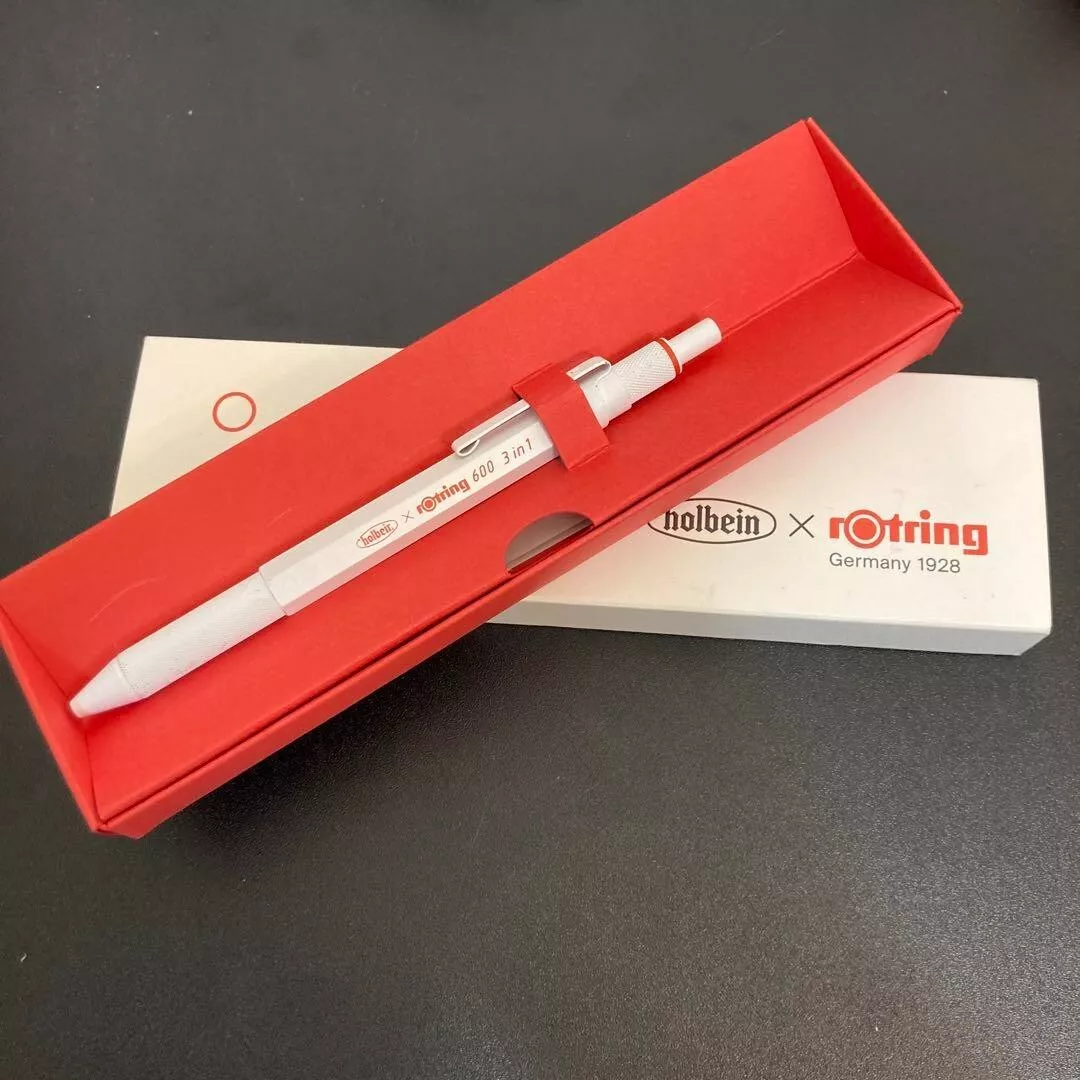 Rotring Holbein Collaboration 600 3 in 1 Multi Pen Permanent White Limited