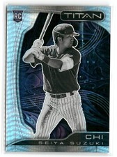 2022 Panini Chronicles Titan Hyper Prizm Seiya Suzuki #4 RC Chicago Cubs /299