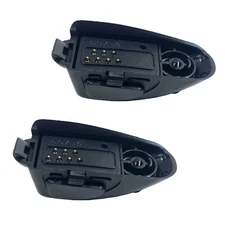 2x Adapter for MOTOROLA HT750 HT1250 HT1250 LS HT1550 Earpiece Headset PTT Mic