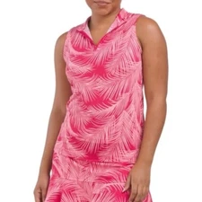Tommy Bahama Womens Active Top Size XS Sleeveless 1/4 Zip Tennis Golf Pickleball