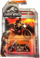 Matchbox Jurassic Park Jurassic World - 2015 Triumph Scrambler 1:64 ✅