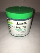 Lusti Olive Oil Styling Gel Fast Drying No Flaking 16 Oz Hair Care Olive Oil New
