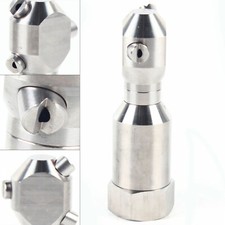Cleaning Nozzle Continuous Rotating Tank Washing Spray Nozzle 1" Stainless Steel